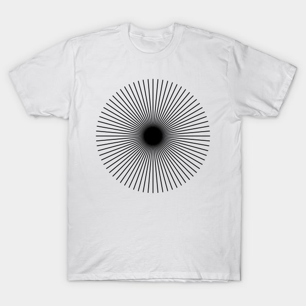 Radiant Op Art T-Shirt by n23tees